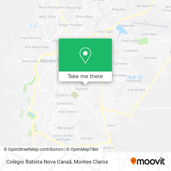 Colégio Batista Nova Canaã map