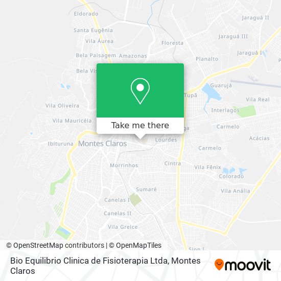 Bio Equilibrio Clinica de Fisioterapia Ltda map