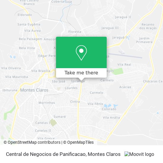 Central de Negocios de Panificacao map