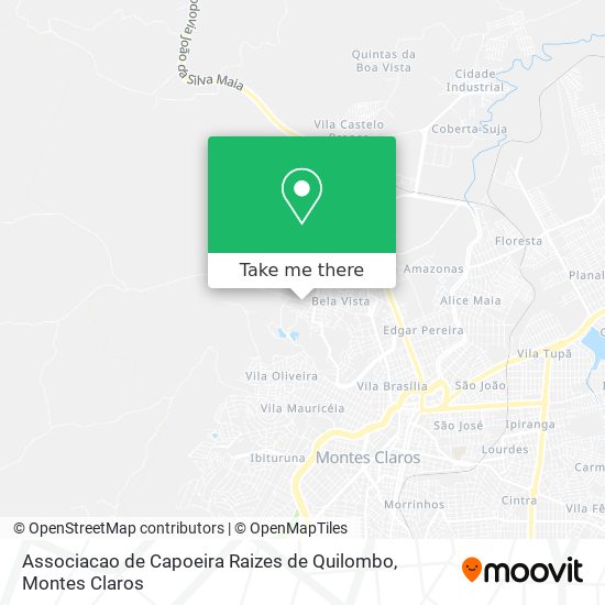 Associacao de Capoeira Raizes de Quilombo map