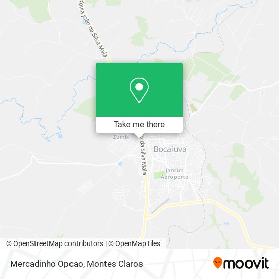 Mercadinho Opcao map