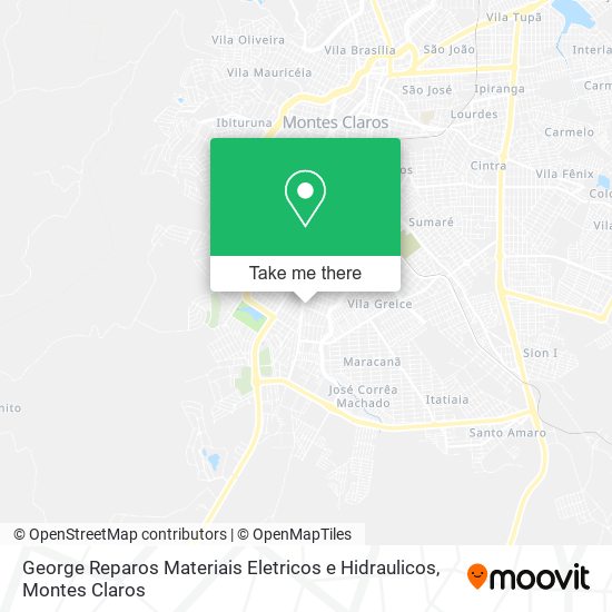 George Reparos Materiais Eletricos e Hidraulicos map