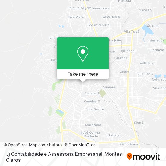 Mapa Jj Contabilidade e Assessoria Empresarial