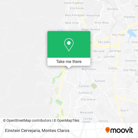 Einstein Cervejaria map