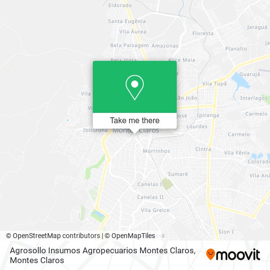 Agrosollo Insumos Agropecuarios Montes Claros map