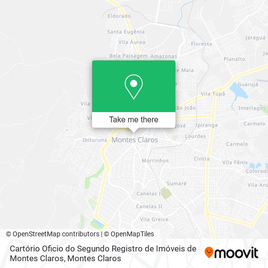 Cartório Oficio do Segundo Registro de Imóveis de Montes Claros map