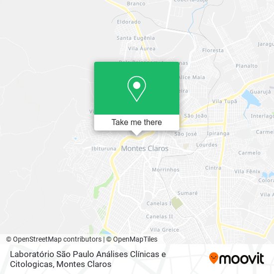 Laboratório São Paulo Análises Clínicas e Citologicas map