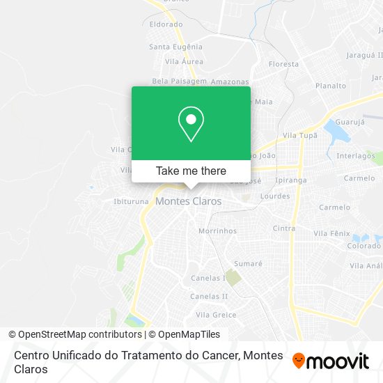 Centro Unificado do Tratamento do Cancer map