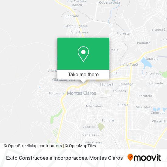 Exito Construcoes e Incorporacoes map
