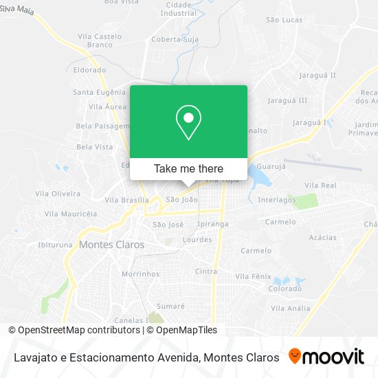 Lavajato e Estacionamento Avenida map