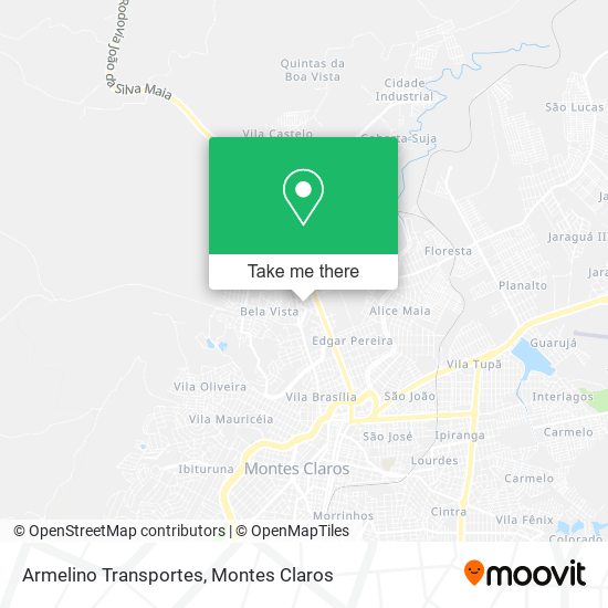 Armelino Transportes map