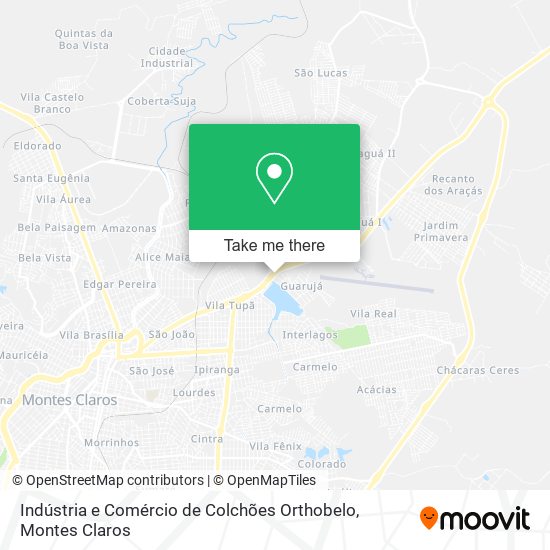 Indústria e Comércio de Colchões Orthobelo map