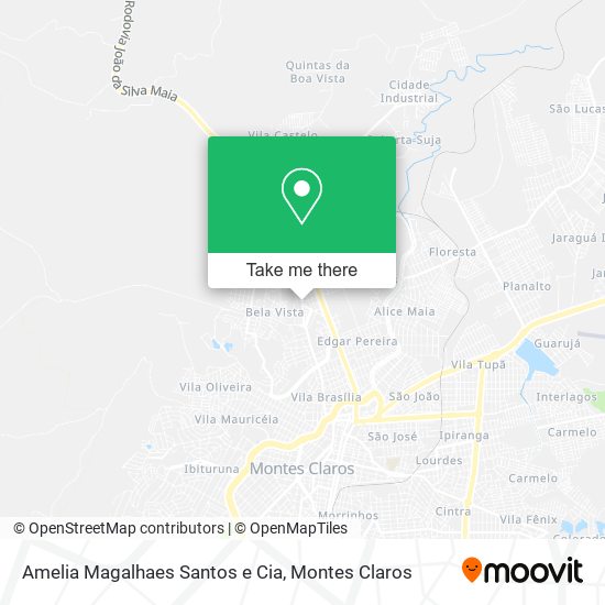 Amelia Magalhaes Santos e Cia map