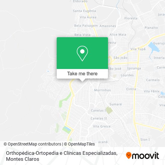 Mapa Orthopédica-Ortopedia e Clínicas Especializadas