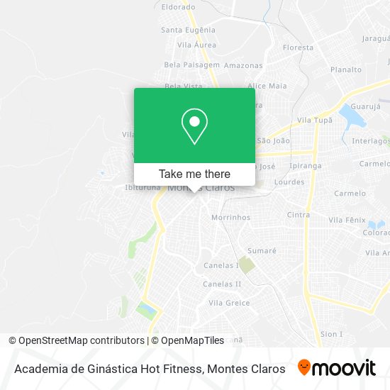 Academia de Ginástica Hot Fitness map