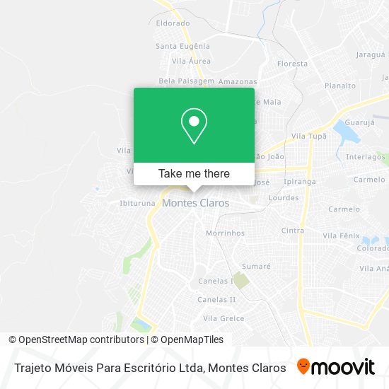 Mapa Trajeto Móveis Para Escritório Ltda