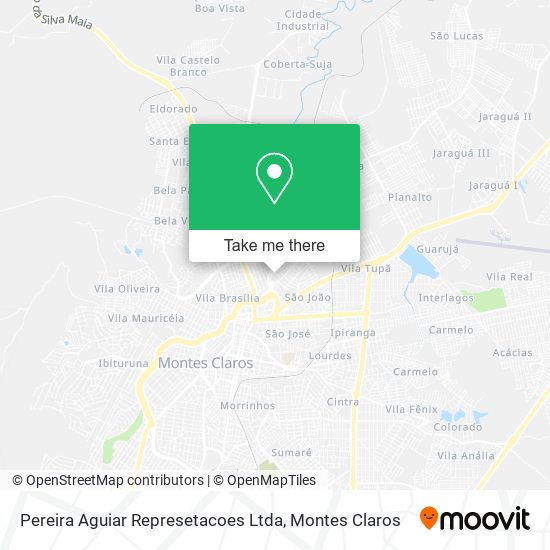 Pereira Aguiar Represetacoes Ltda map