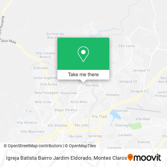 Igreja Batista Bairro Jardim Eldorado map