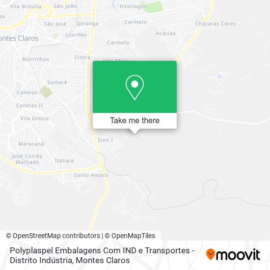 Polyplaspel Embalagens Com IND e Transportes - Distrito Indústria map