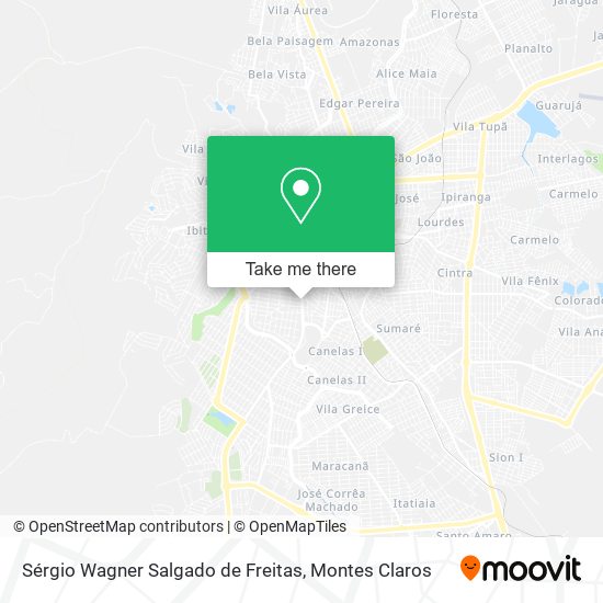 Sérgio Wagner Salgado de Freitas map