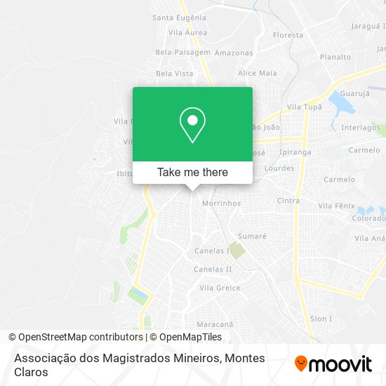 Associação dos Magistrados Mineiros map