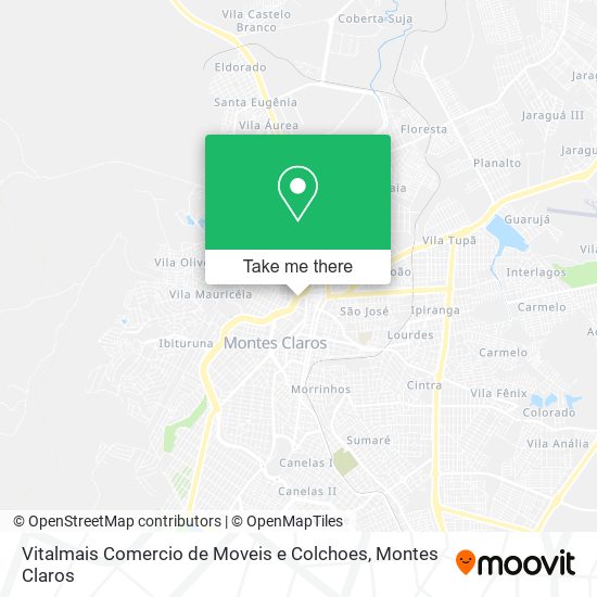 Vitalmais Comercio de Moveis e Colchoes map