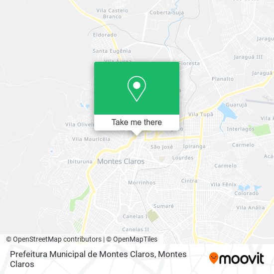 Prefeitura Municipal de Montes Claros map