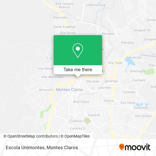 Escola Unimontes map