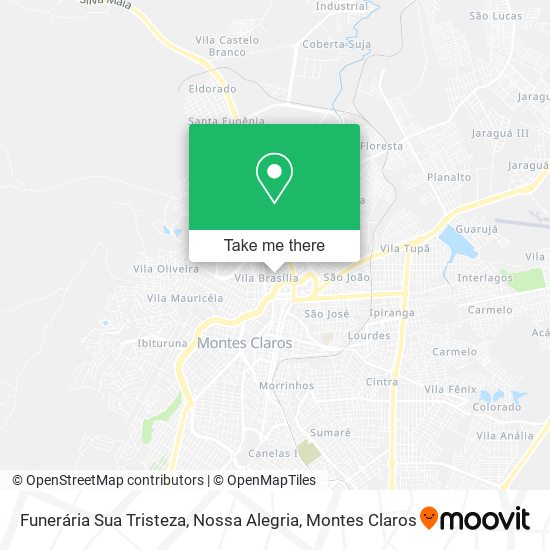 Mapa Funerária Sua Tristeza, Nossa Alegria