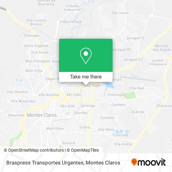 Mapa Braspress Transportes Urgentes