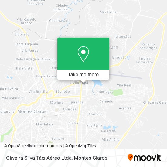 Mapa Oliveira Silva Táxi Aéreo Ltda