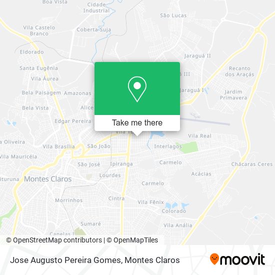 Jose Augusto Pereira Gomes map