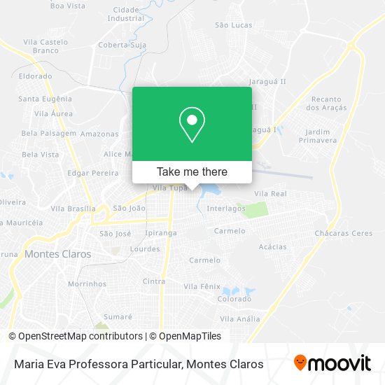 Maria Eva Professora Particular map