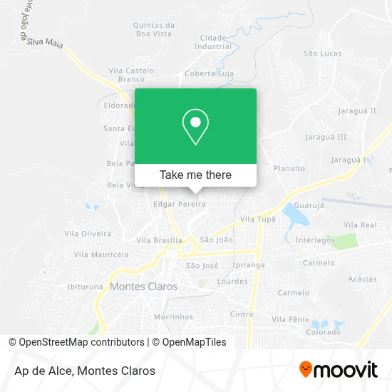 Ap de Alce map
