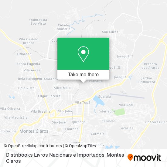 Distribooks Livros Nacionais e Importados map
