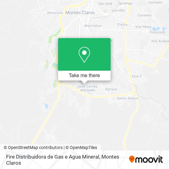 Mapa Fire Distribuidora de Gas e Agua Mineral