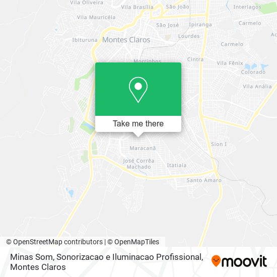 Minas Som, Sonorizacao e Iluminacao Profissional map