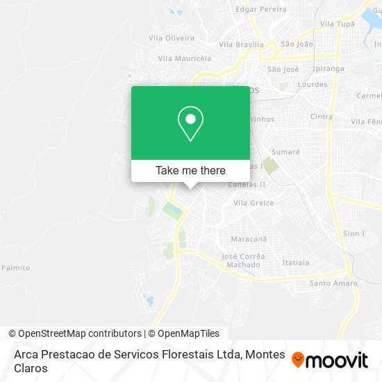 Arca Prestacao de Servicos Florestais Ltda map