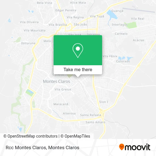 Rcc Montes Claros map