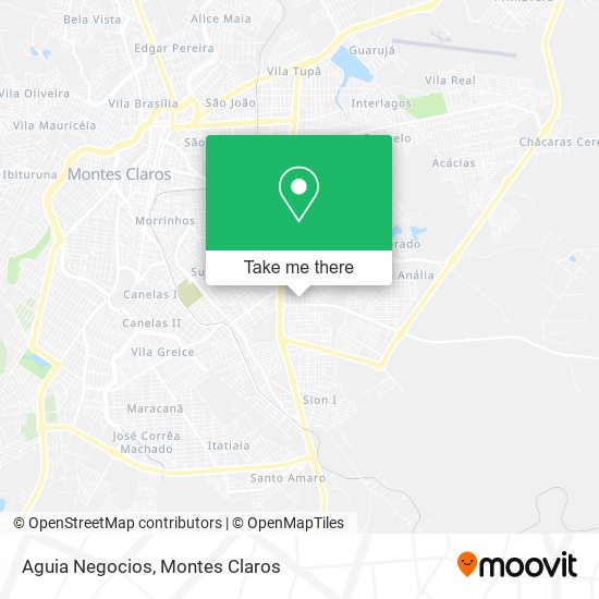 Aguia Negocios map