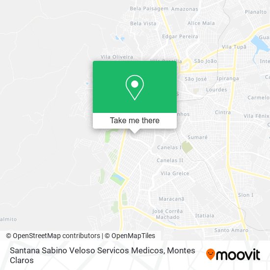 Santana Sabino Veloso Servicos Medicos map