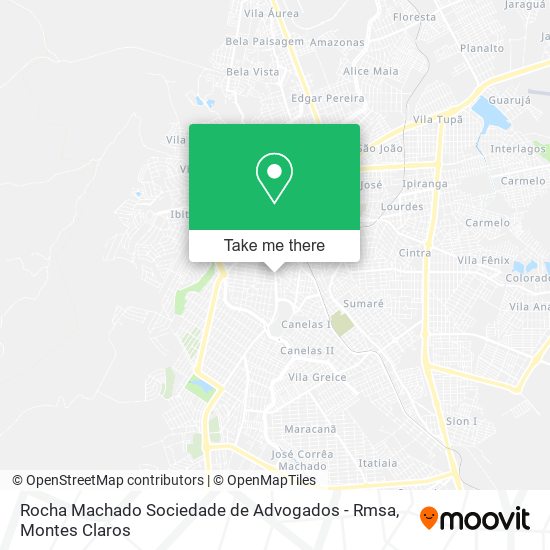 Mapa Rocha Machado Sociedade de Advogados - Rmsa