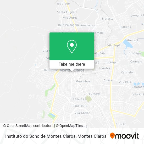 Instituto do Sono de Montes Claros map