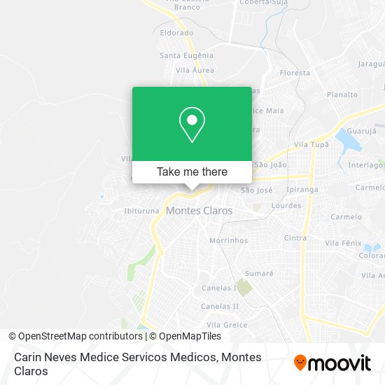 Carin Neves Medice Servicos Medicos map