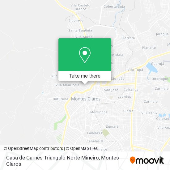 Casa de Carnes Triangulo Norte Mineiro map