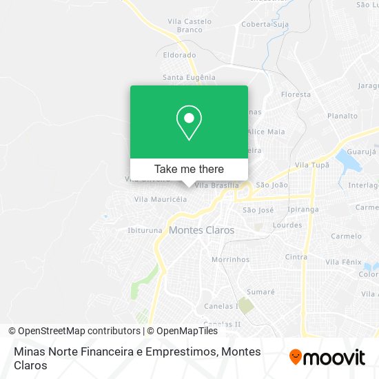 Minas Norte Financeira e Emprestimos map