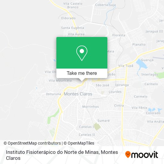 Instituto Fisioterápico do Norte de Minas map