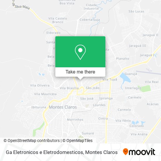 Ga Eletronicos e Eletrodomesticos map