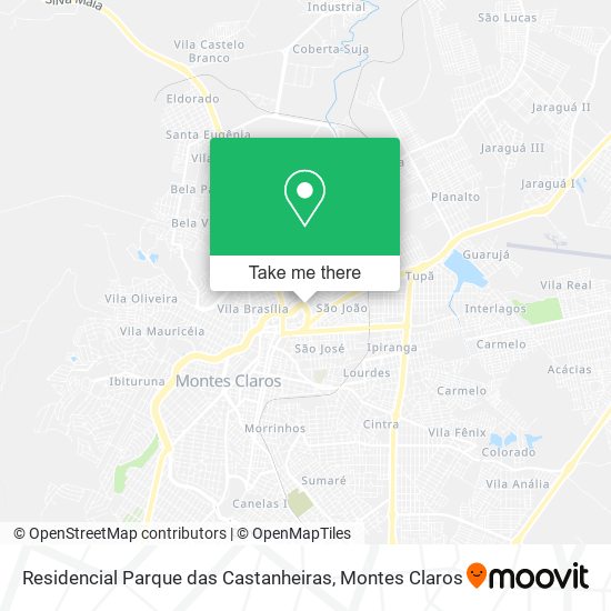 Mapa Residencial Parque das Castanheiras