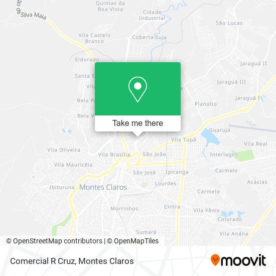 Comercial R Cruz map